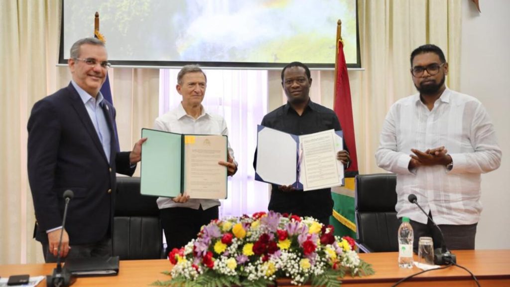 Consolidan Acuerdo Histórico Rep.Dom. y Guyana Petrolero